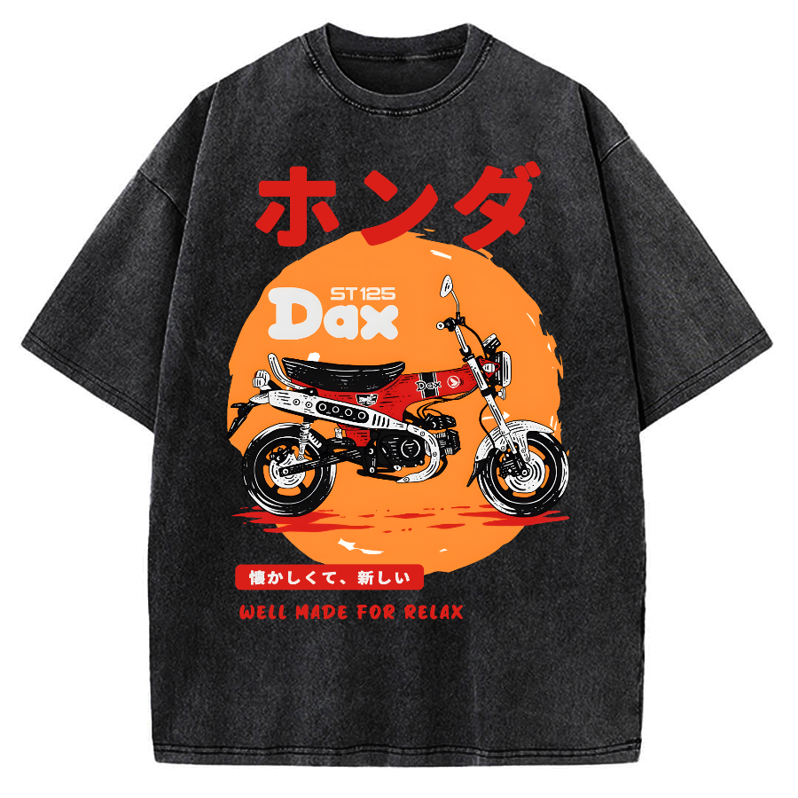 Dax-Japanese Design Vintage Washed T-shirt