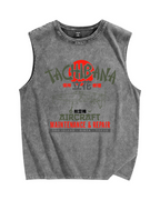 Tachibana Fighter Vintage Distressed Washed Tank Top
