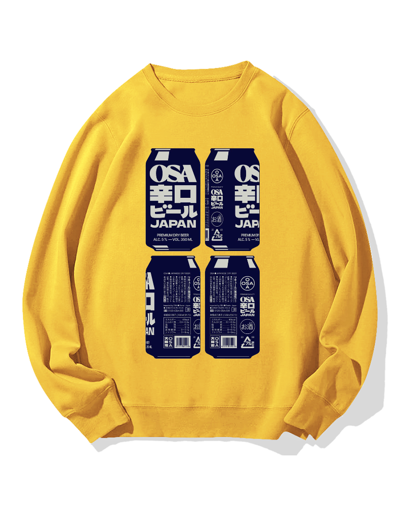 Japan Osa Beer Cotton Sweatshirt