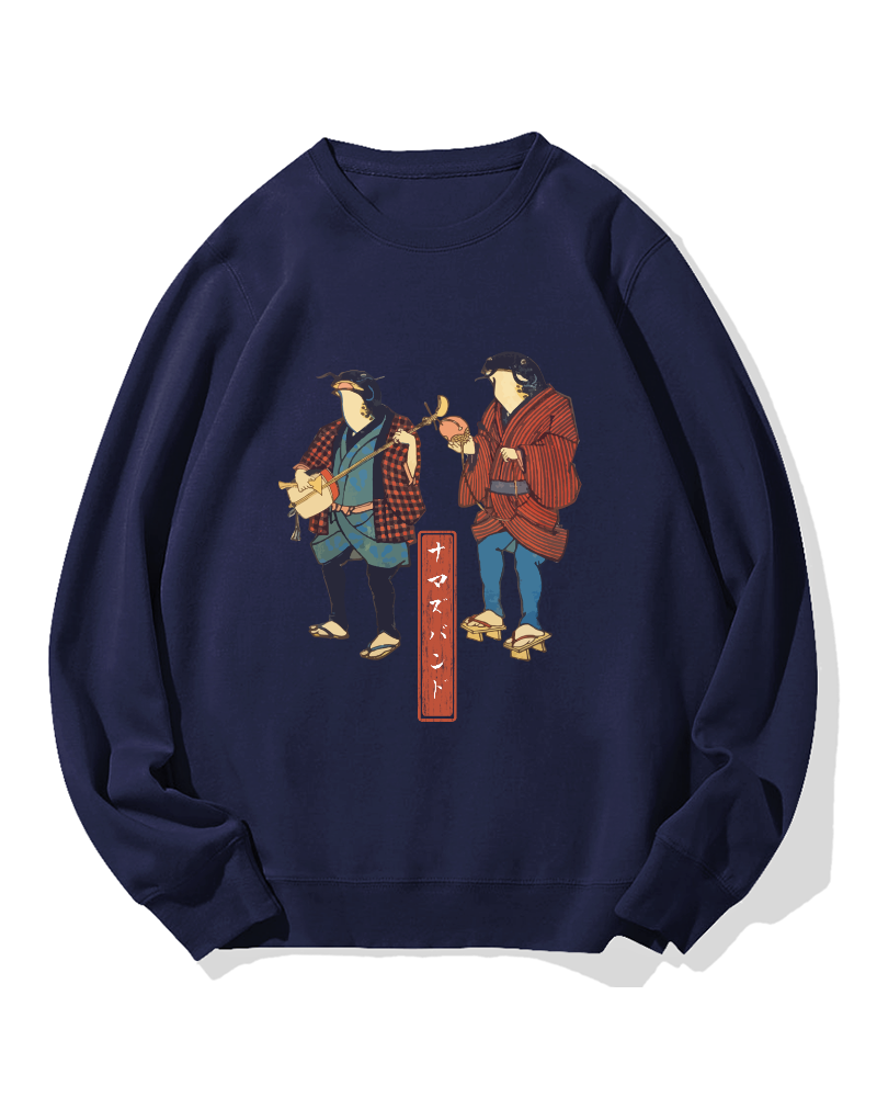 Catfish Band Cotton Sweatshirt