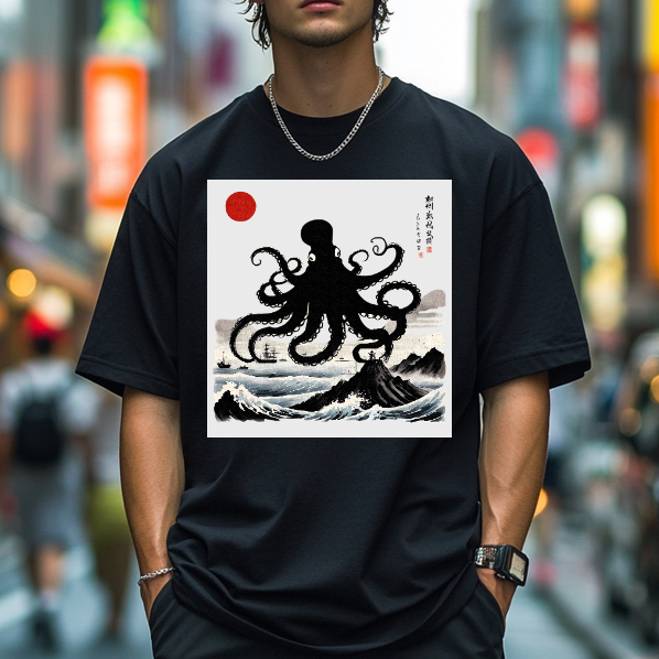 Octopus Japanese Style Classic Tee