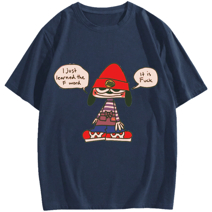 PaRappa the Rapper Cotton casual T-shirt